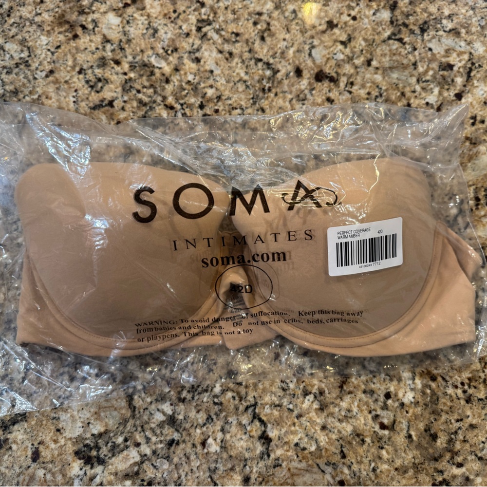 Soma Warm Amber Perfect Coverage Bra